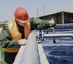 Clarifying industrial wastewater